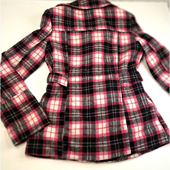 Girls 5/6 Lot Winter Preppy Clothing Wet Seal Y2K Wool Blend Pea Coat Academia - Picture 7 of 16